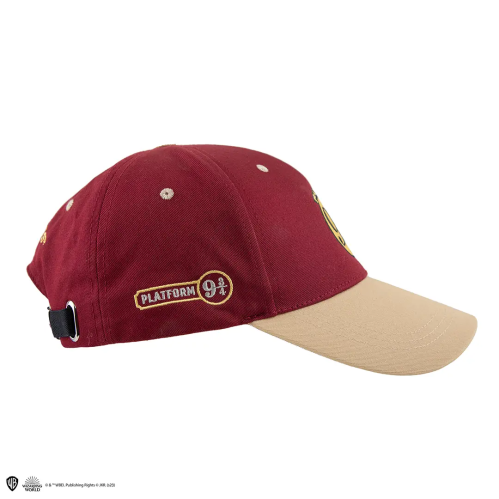 Casquette Harry Potter Poudlard express rouge et beige