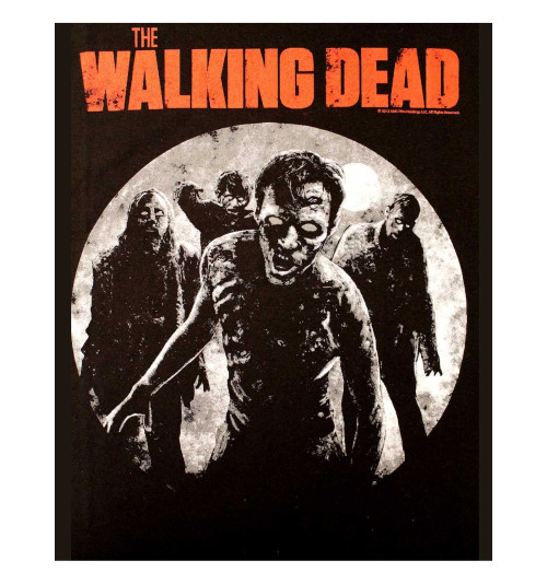 Tee-Shirt Noir Approaching Walkers The Walking Dead