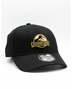 Casquette Jurassic Park noire logo métallique