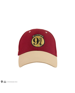 Casquette Harry Potter Poudlard express rouge et beige