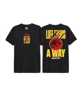 T-shirt Jurassic Park oversize Life Finds A Way