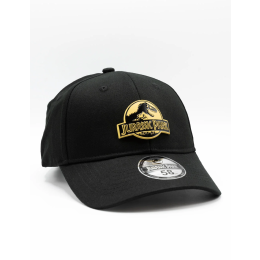 Casquette Jurassic Park noire logo métallique